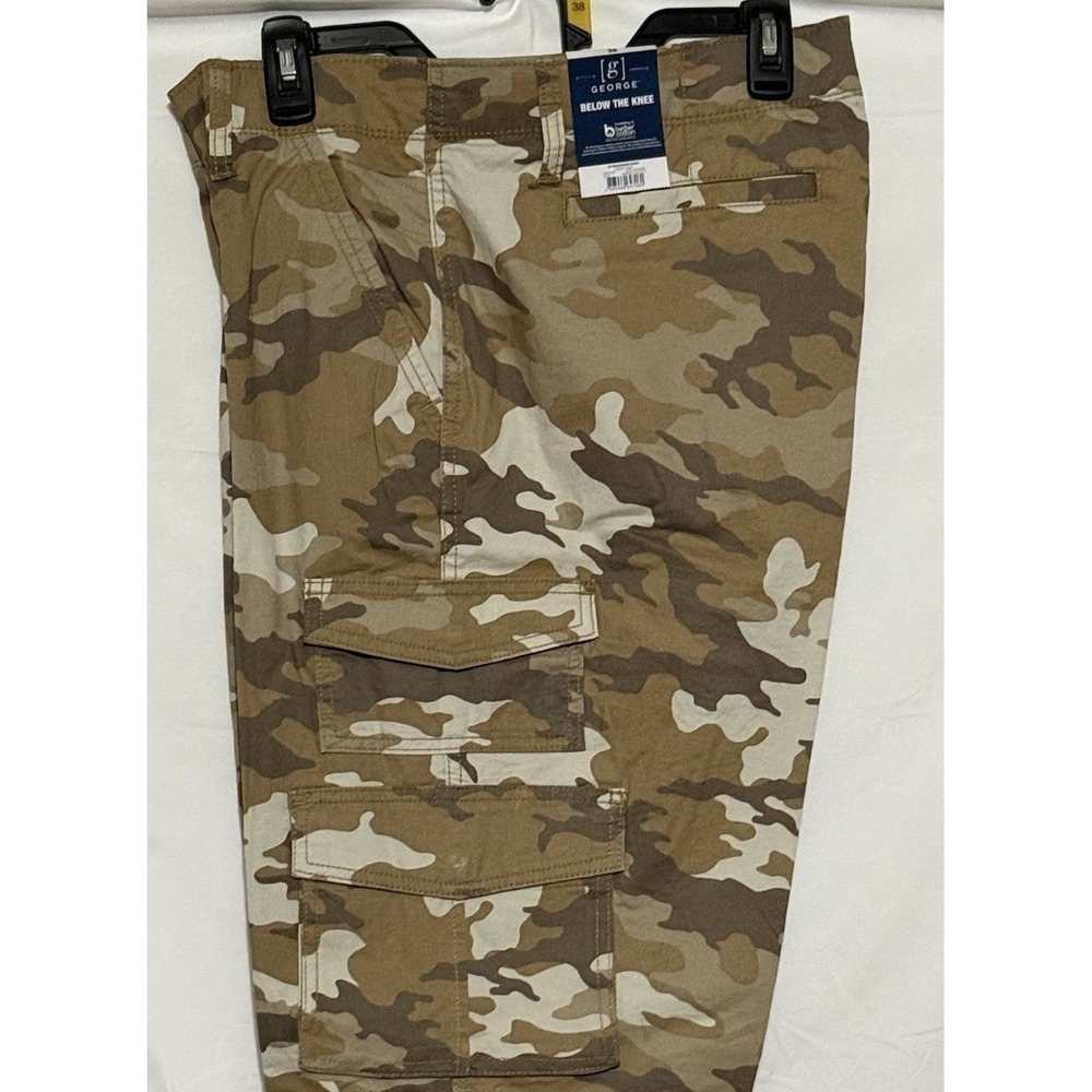 George Mens Desert Camo Shorts Size 38 Below Knee NWT Bundle 2 - Picture 14 of 14